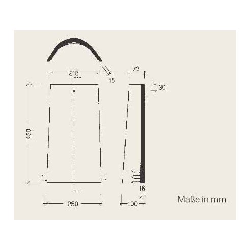 Капак Класик тъмнокафяв BRAMAC - 2