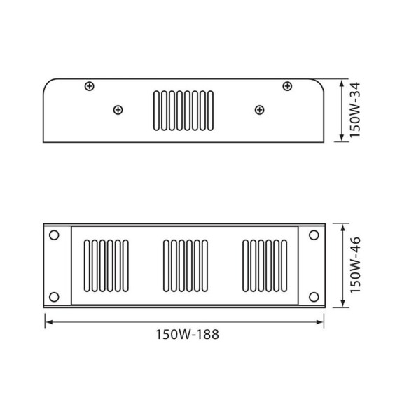 LED захранване SMPD LED DRIVER 150W VIVALUX - 2