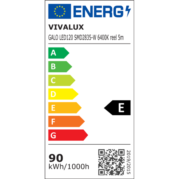 LED лента GALO LED 120 SMD2835 90W VIVALUX - 3