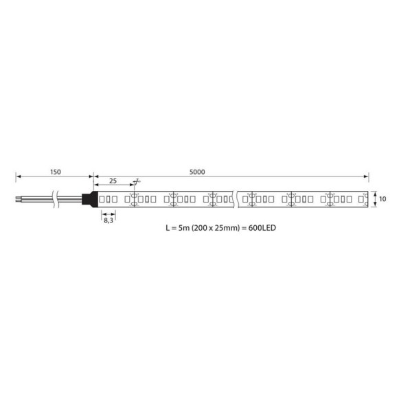 LED лента GALO LED 120 SMD2835 90W VIVALUX - 2
