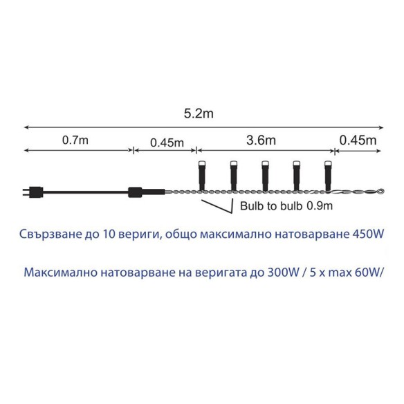 Декоративно осветление SWING-T max. 300W VIVALUX - 2
