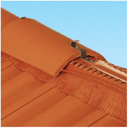 Скоба за капаци голяма червено-кафява BRAMAC - 2