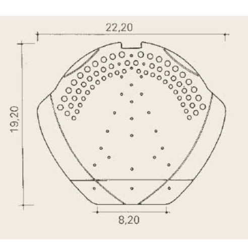 Малка преграда за капак гранит BRAMAC - 2