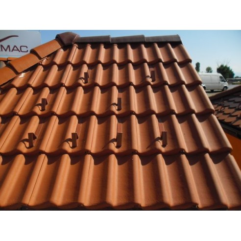 Снегозадържаща широка кука кафява BRAMAC - 2