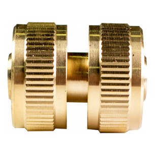 Месингов съединител за маркуч 1/2'' x 1/2'' Тоp Garden - 1