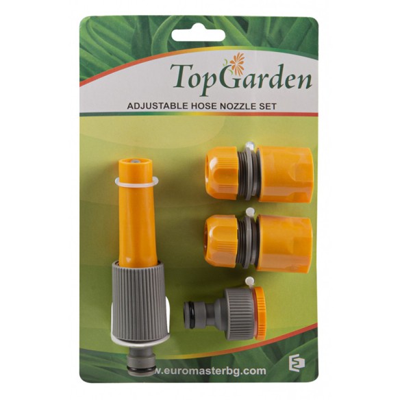 Многофункционален струйник с конектори 1/2" ТOP GARDEN