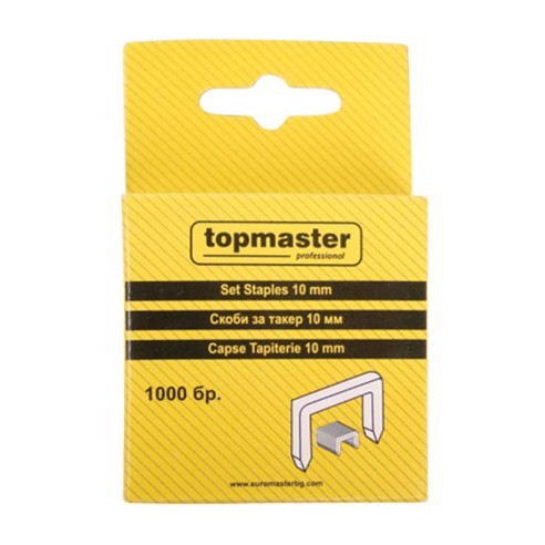 Скоби за такер 14 мм кутия 1000 броя Topmaster - 2