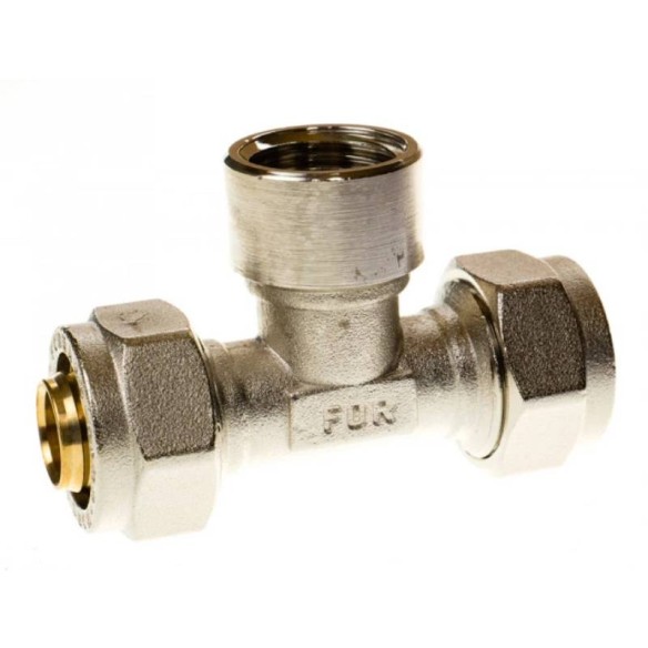 Тройник разглобяем 20 х 1/2"Ж х 20 - 1