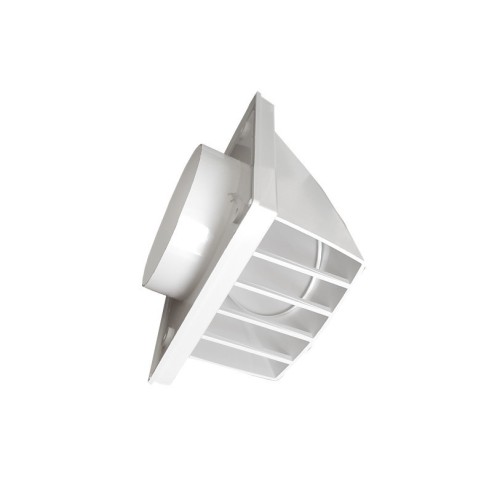 Квадратна вентилационна решетка с клапа ф125 - 3