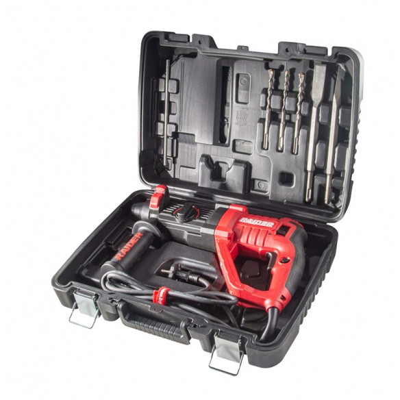 Перфоратор 750W 2.3kg 26мм 4 функции рег. обороти Raider - 2