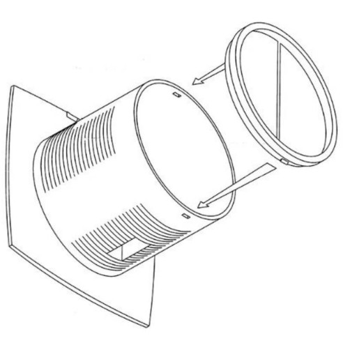 Клапа за вентилатор ф125 - 4