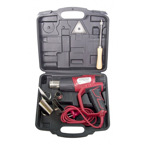 Пистолет за горещ въздух 2000W аксесоари куфар RD-HG23 - 1