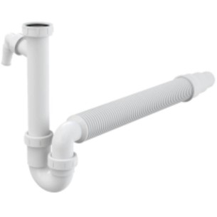 Сифон тръбен с витло и щуцер за умивалник - 1