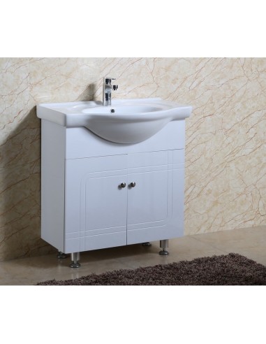 Комплект pvc шкаф за баня с умивалник- 7544 - 1