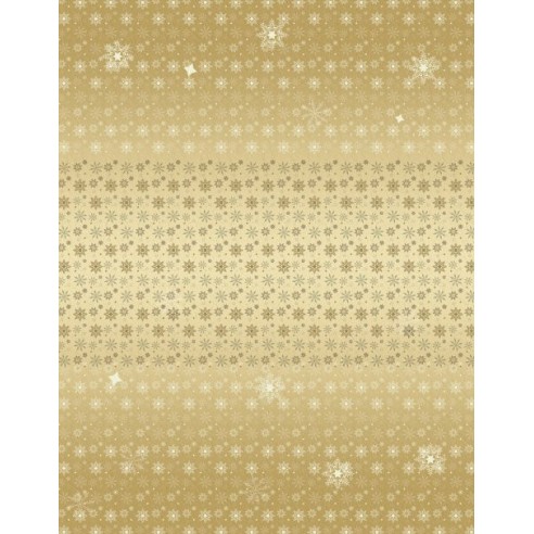 Коледна покривка за маса 140х240 - златиста - 2