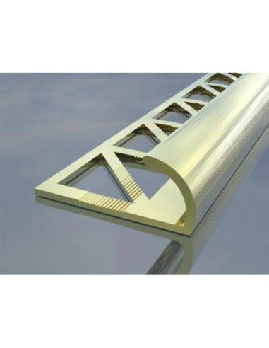 Лайсна алуминиева външен ъгъл 10мм жълт 2.5м