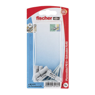 Дюбел с винт за плоскост PD8SK FISCHER - 1