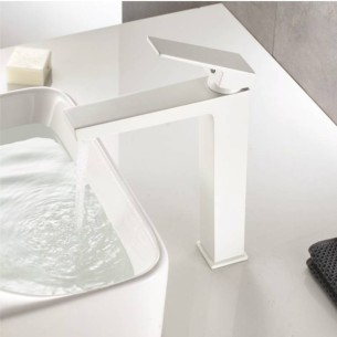 Смесител за баня Елинор бял мат INTER CERAMIC 2