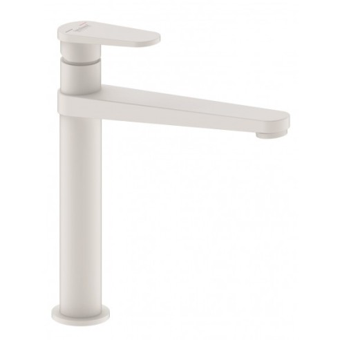 Висок стоящ смесител за умивалник Бианка бял мат INTER CERAMIC - 2