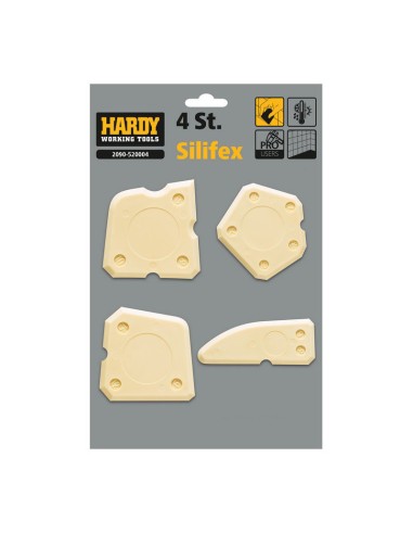 Шпакли за силиконово фугиране Silifex 4 броя Hardy - 1
