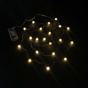 LED светещ гирлянд телено въже Ball 0.33W 2.2м LIGHTEX - 1