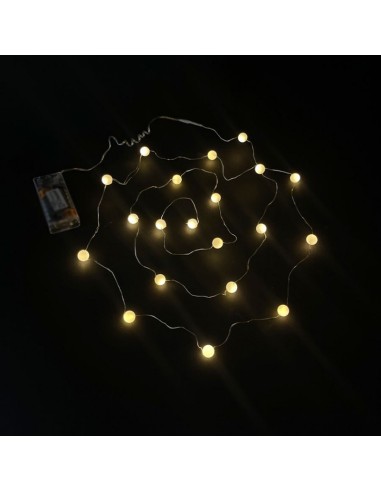 LED светещ гирлянд телено въже Ball 0.33W 2.2м LIGHTEX - 1