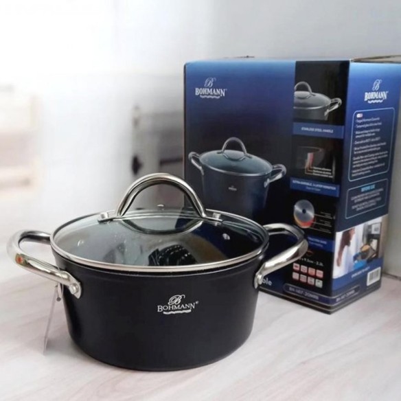 Тенджера с незалепващо покритие Ø24см BOHMANN - 2