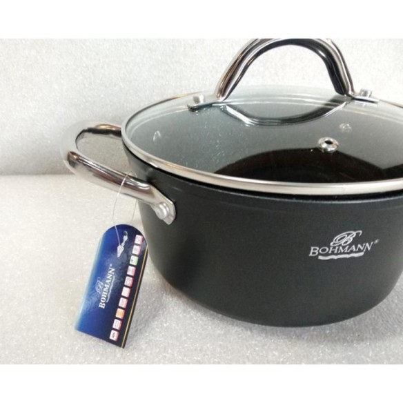 Тенджера с незалепващо покритие Ø24см BOHMANN - 4