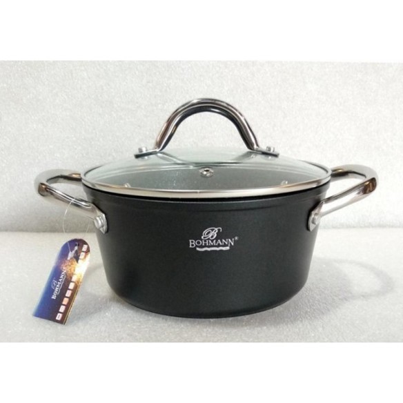 Тенджера с незалепващо покритие Ø24см BOHMANN - 6