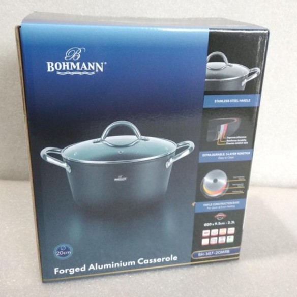 Тенджера с незалепващо покритие Ø24см BOHMANN - 7