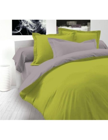 Спален комплект за малка спалня ранфорс сиво/зелено RAKLA