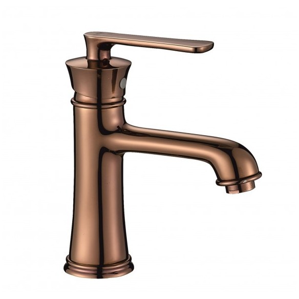 Стоящ смесител за умивалник Елида розово злато INTER CERAMIC - 2