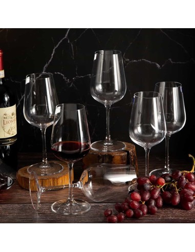 Чаши за червено вино к-кт от 6 бр. BOHEMIA CRYSTAL - 1