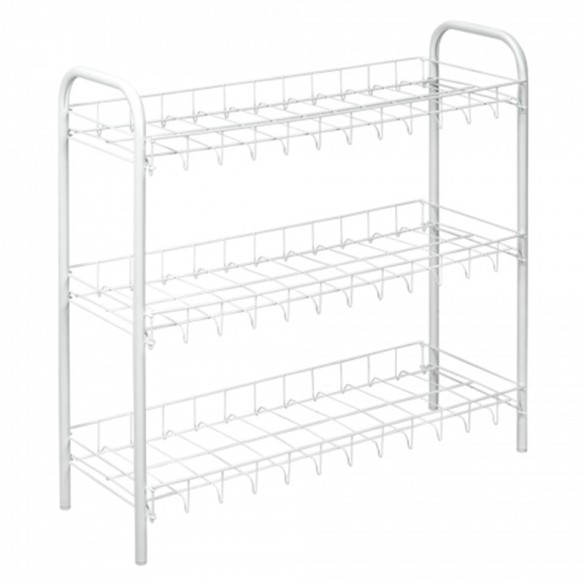 Етажерка за обувки 3 нива 64x23x59 см METALTEX