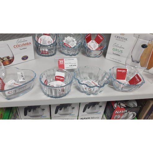 Мини йенски формички Borcam PASABAHCE