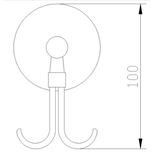 Двойна закачалка с куки 215 Гардения - 2