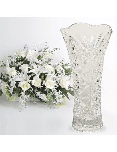 Кристална ваза 23 см Ф12 см - 1