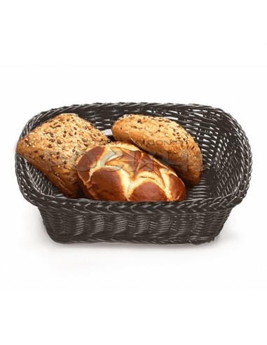 Панер за хляб, плетен, тъмнокафяв - 1