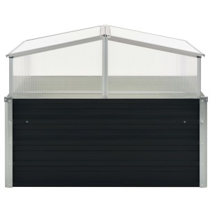 Мини парник с повдигащ покрив, 100x100x77 см, поцинкована стомана - 1 2