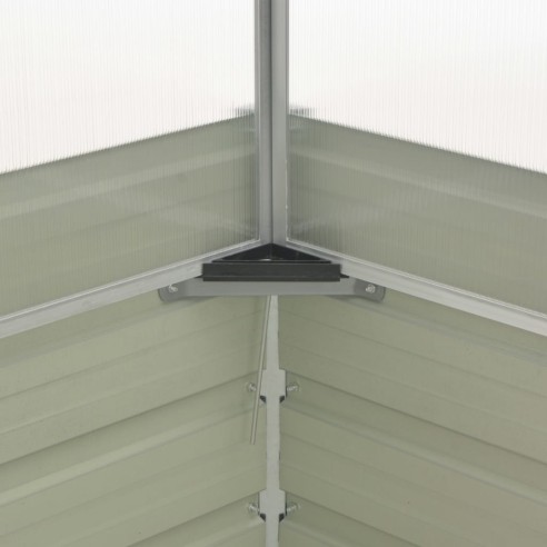 Мини парник с повдигащ покрив, 100x100x77 см, поцинкована стомана - 6