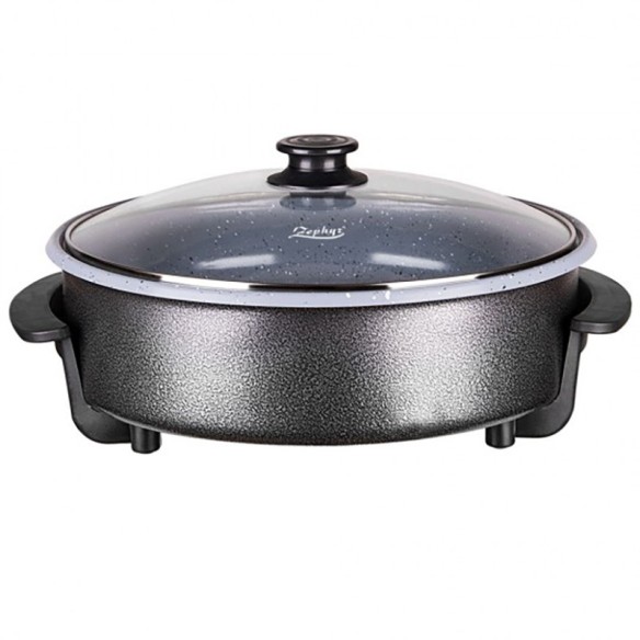 Електрическа тава с капак ZP 1010 BDM, 32 см, 1500 W, 5.5 л, ZEPHYR - 1