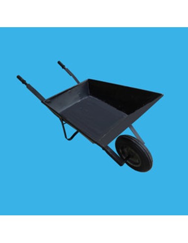 Ръчна строителна количка черна - 1