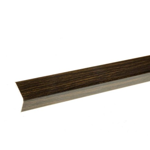Г-образна алуминиева лайсна 24х10мм венге 90см - 2