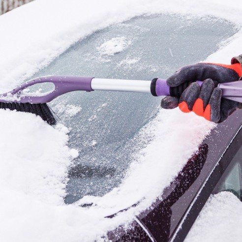 Стъргалка за лед с четка 72 см CONNEX - 3