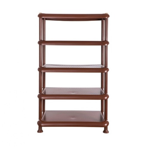 Стелаж за обувки 5 нива кафяв PARMASH - 2