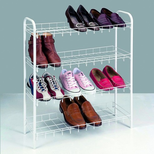 Етажерка за обувки 4 нива 64x23x80 см METALTEX - 4
