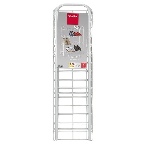 Етажерка за обувки 4 нива 64x23x80 см METALTEX - 5