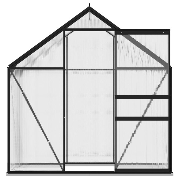 Парник, 190 х 130 x 202 см, алуминий - поликарбонат, 2,47 м³ - 4
