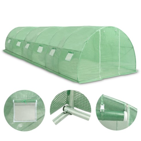 Оранжерия -  9x3x2 м - полиетилен и стомана - 27м² - 3