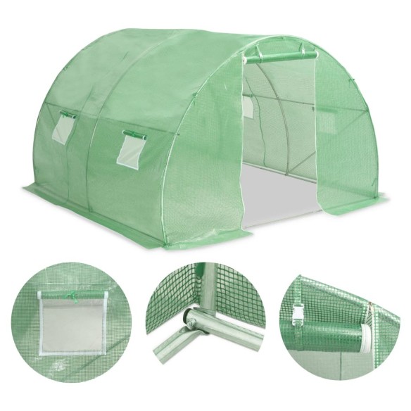 Оранжерия - 3x3x2 м - полиетилен и стомана - 9м² - 3